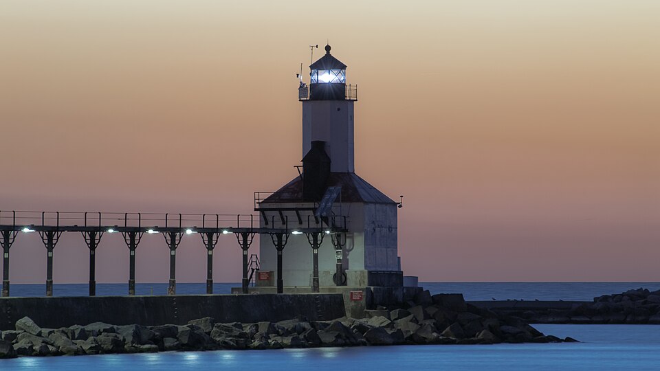 Photograph of Michigan City East Light