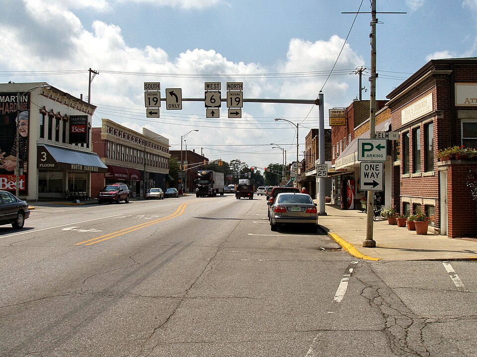 Photograph of Downtown Nappanee Historic District