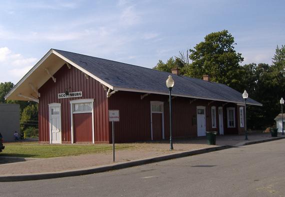 Photograph of Scottsburg Depot