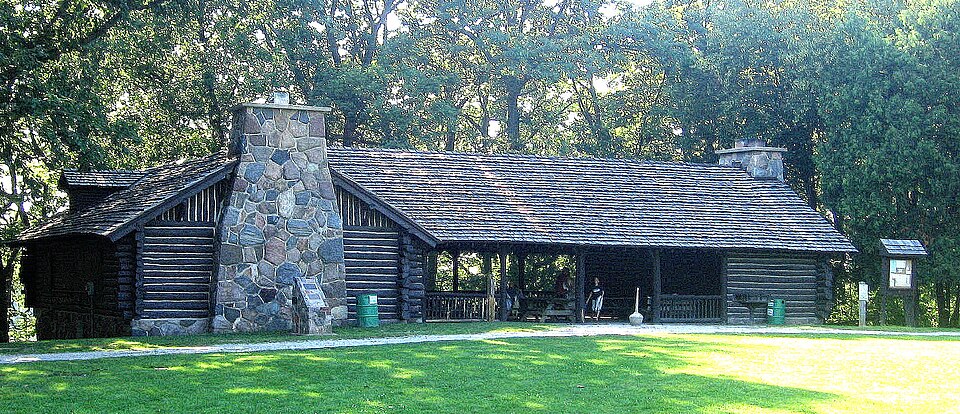 Photograph of CCC Shelter