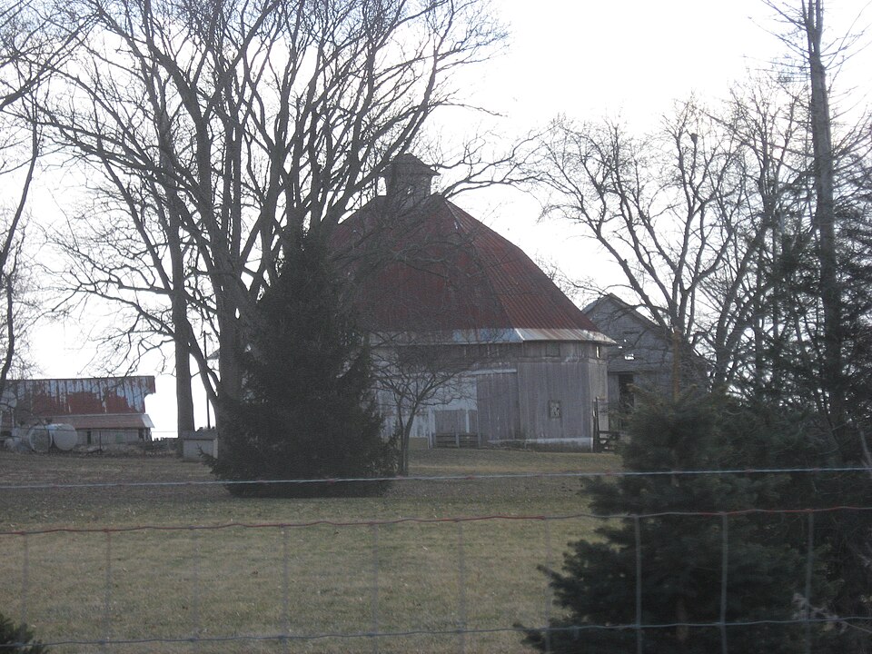 Photograph of William Fisher Polygonal Barn