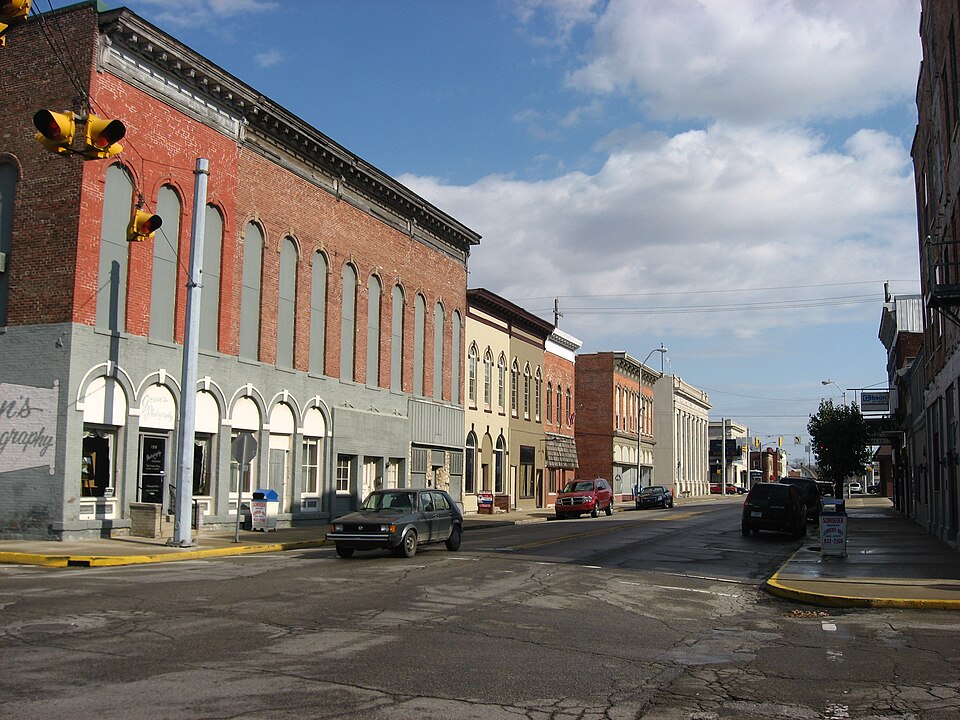Photograph of Rushville Commercial Historic District