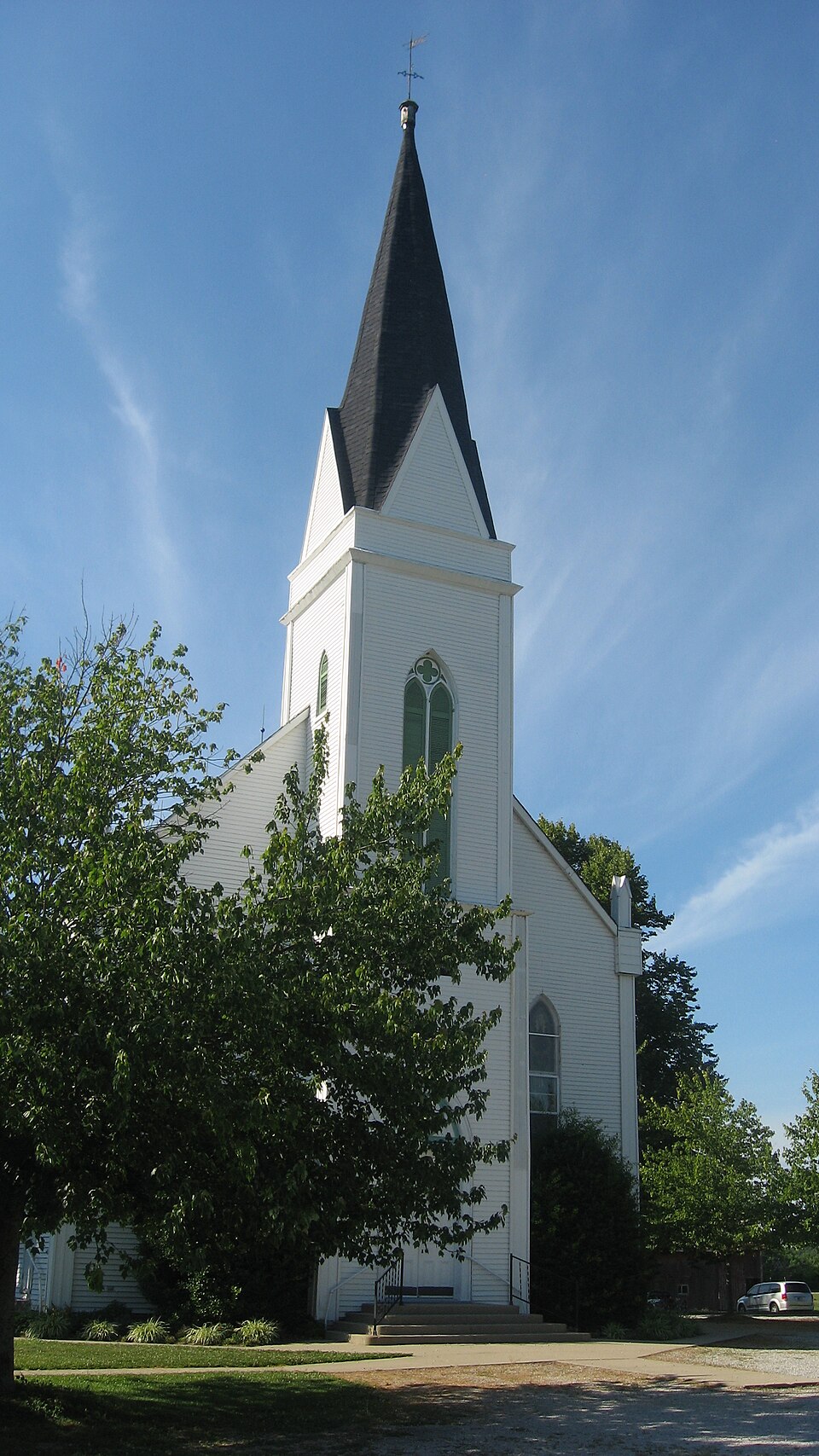 Photograph of St. John's Lutheran Church and School