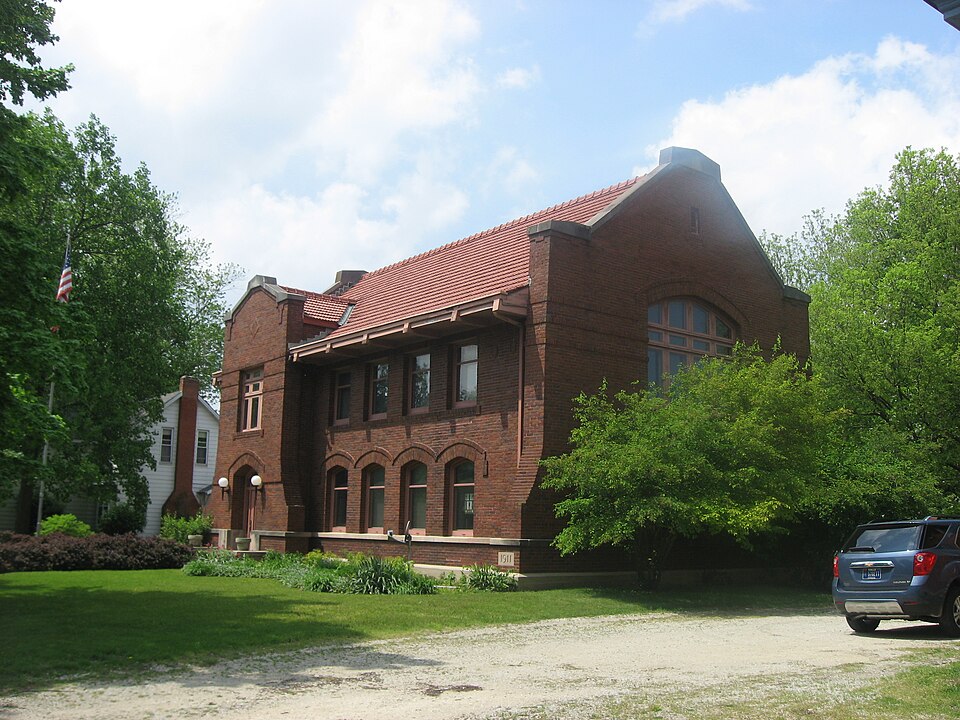 Photograph of Old North Manchester Public Library