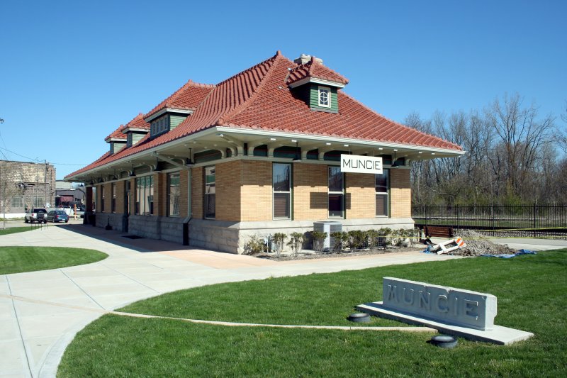 Photograph of Cincinnati, Richmond, & Muncie Depot