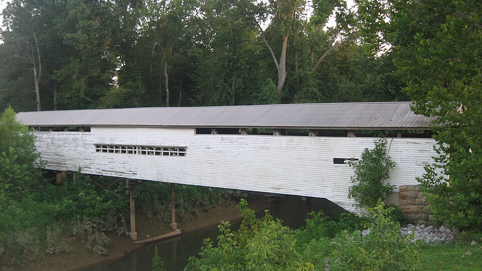 Photograph of Huffman Mill Covered Bridge