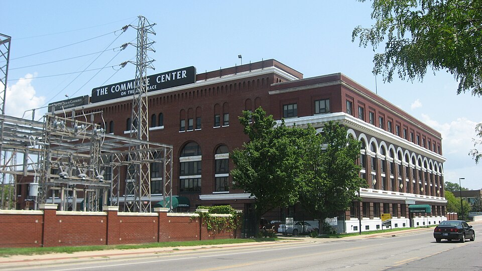 Photograph of I and M Electric Co. Building-Transformer House and Garage