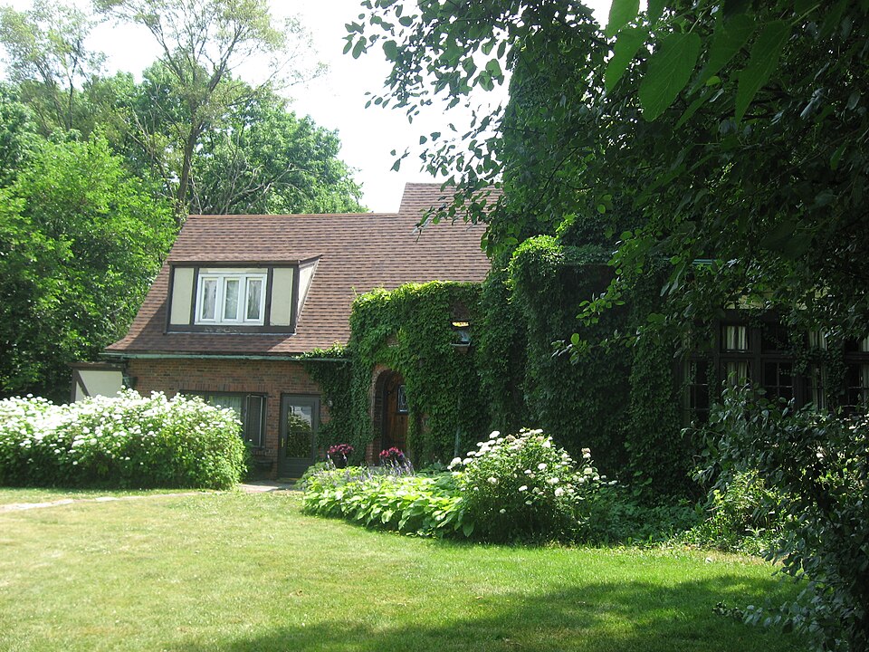 Photograph of William Whitaker Landscape and House