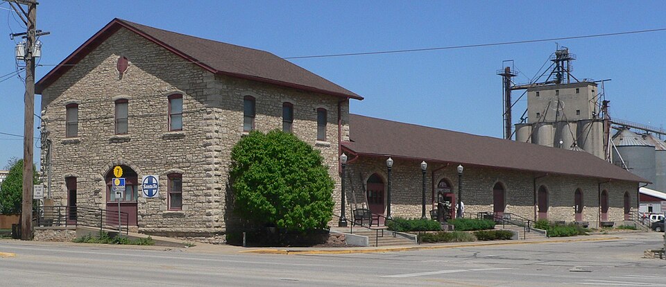 Photograph of Atchison Santa Fe Freight Depot