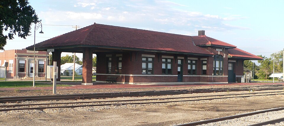 Photograph of Downs station