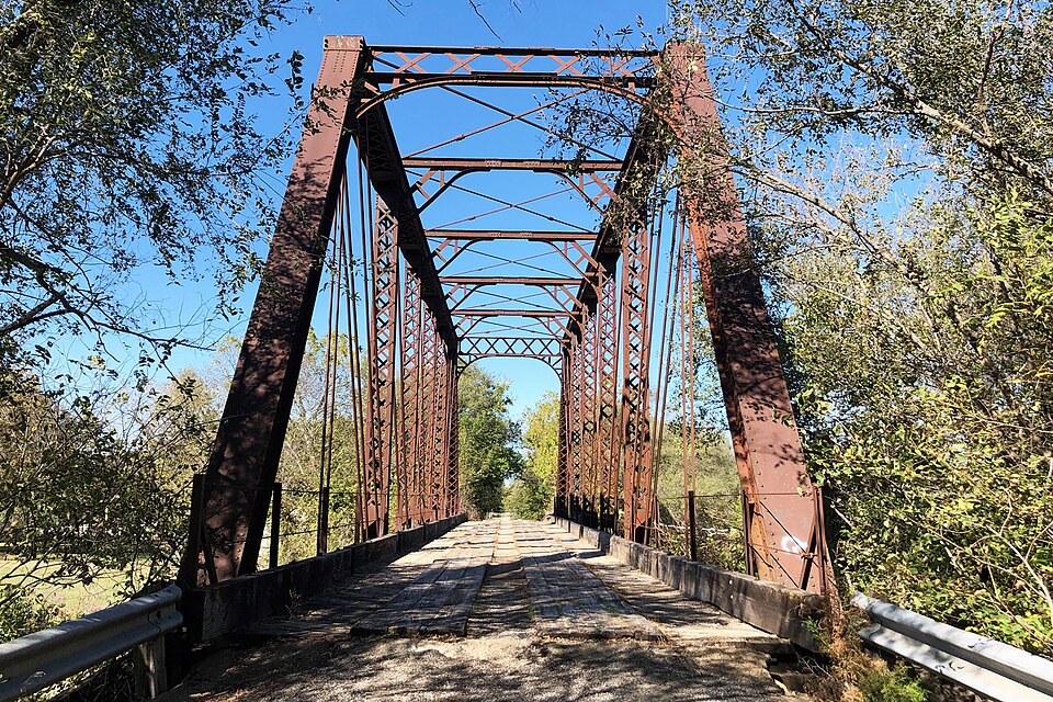 Photograph of Atchison, Topeka, and Santa Fe Pratt Truss Bridge