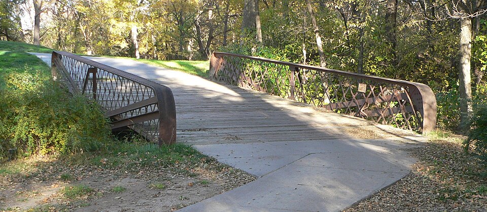 Photograph of North Fork Solomon River Lattice Truss Bridge