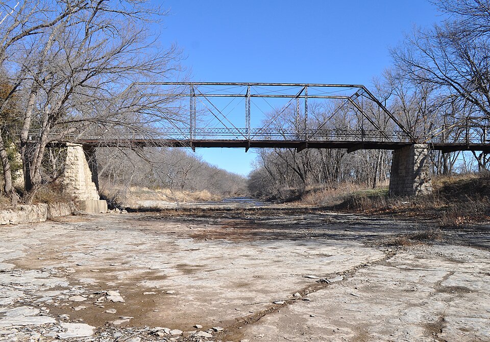 Photograph of Little Walnut River Pratt Truss Bridge