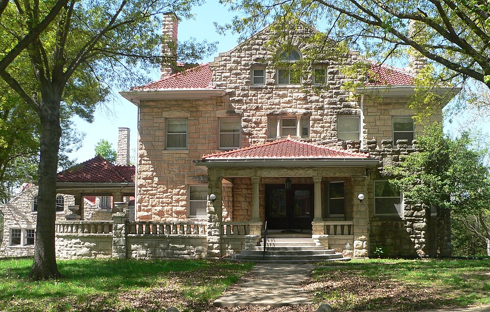 Photograph of Francis and Harriet Baker House