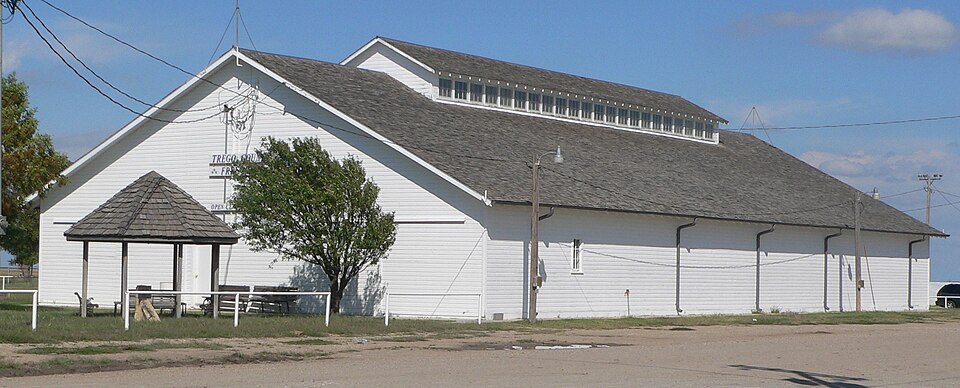 Photograph of Trego County Fairgrounds Exhibit Building