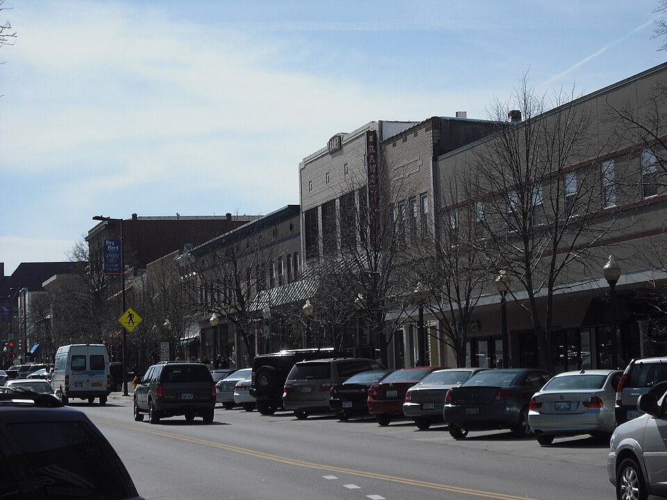 Photograph of Lawrence's Downtown Historic District