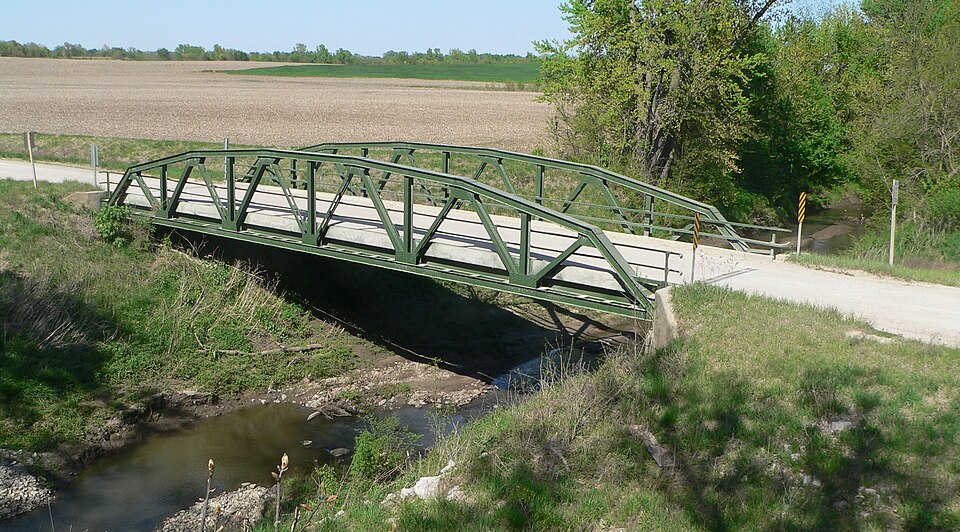 Photograph of Stranger Creek Warren Truss Bridge