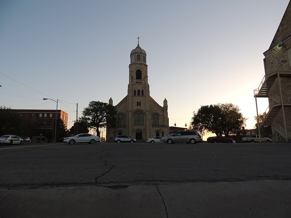 Photograph of St. Joseph's Church and Parochial School