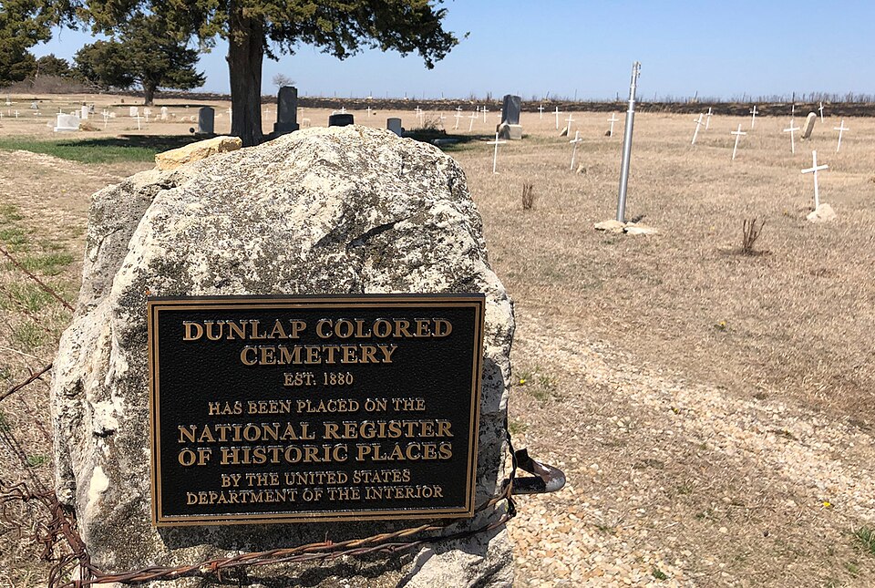 Photograph of Dunlap Colored Cemetery