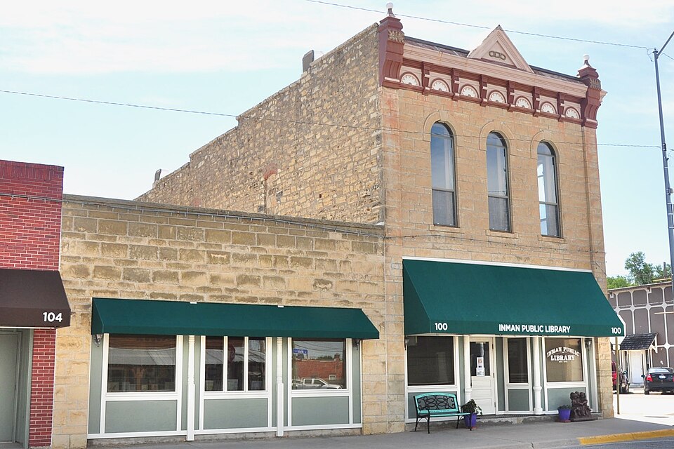 Photograph of Inman I.O.O.F. Hall