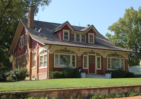 Photograph of Cassius & Adelia Baker House