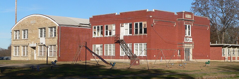 Photograph of Fulton High School and Grade School