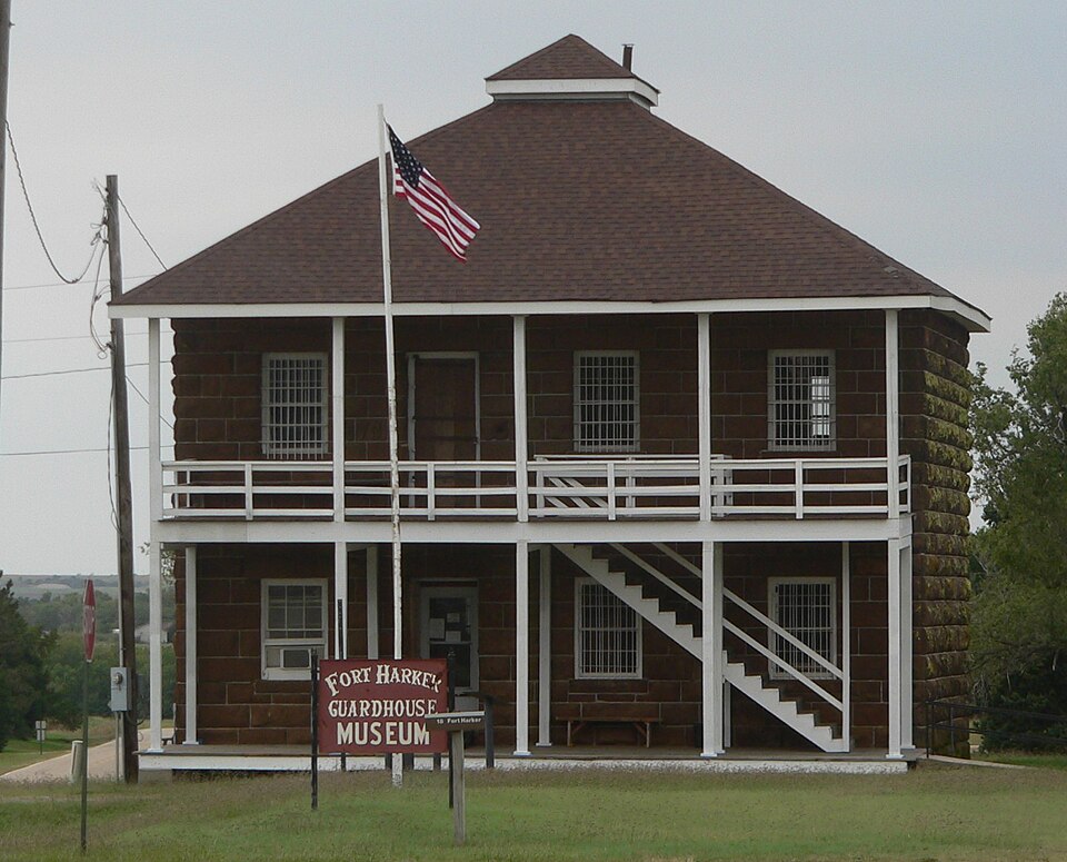 Photograph of Fort Harker Guardhouse