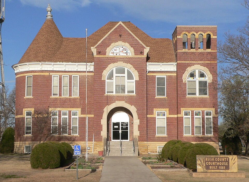Photograph of Rush County Courthouse