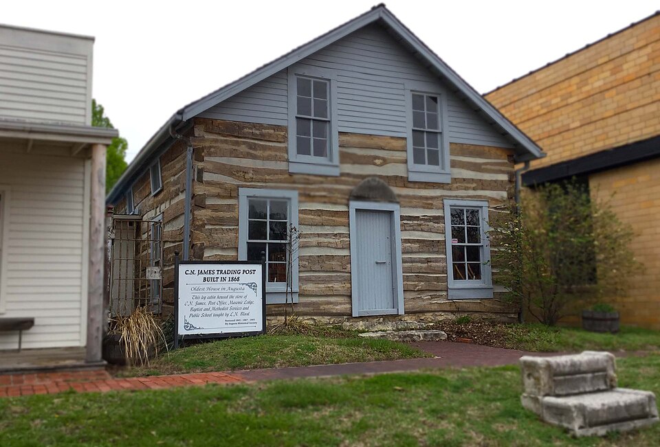 Photograph of C. N. James Cabin