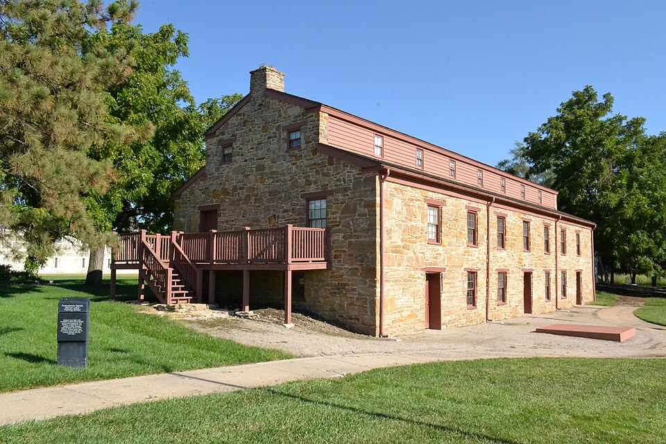 Photograph of Pottawatomie Baptist Mission Building