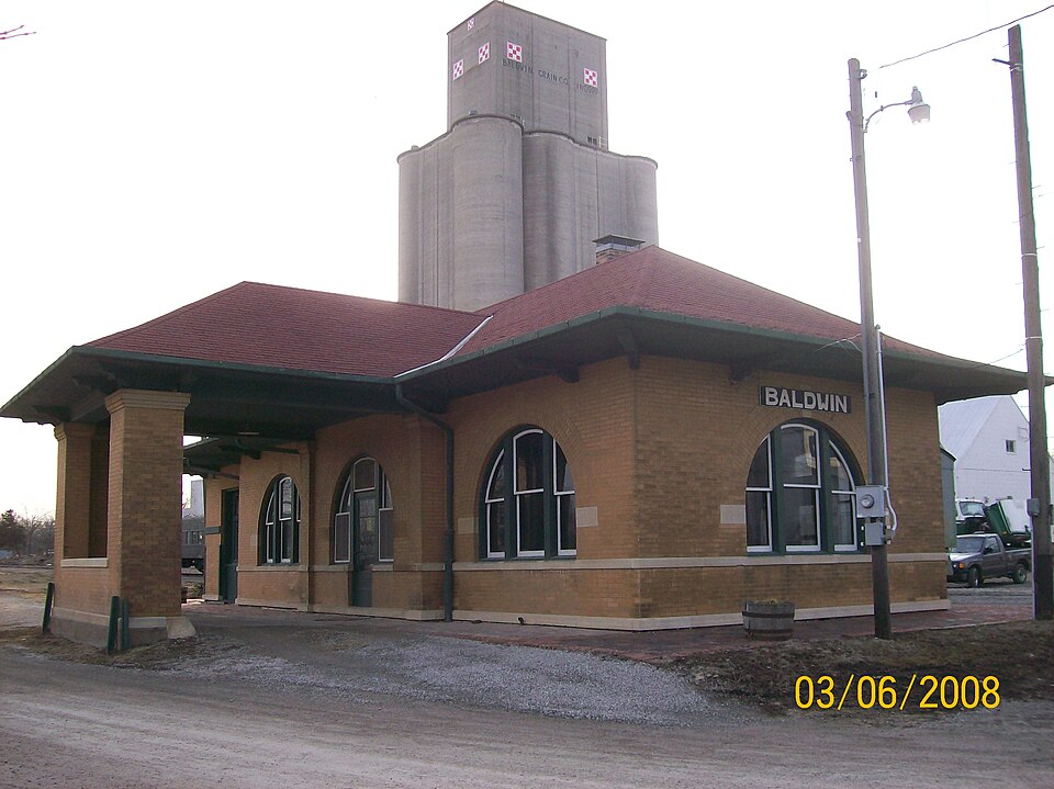 Photograph of Baldwin City station