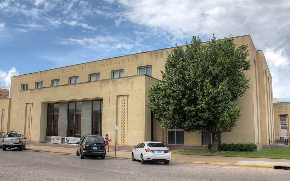 Photograph of US Post Office-Hutchinson