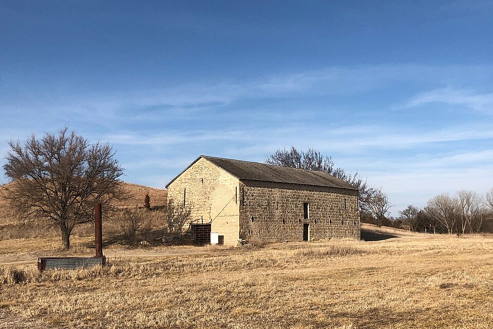 Photograph of Big John Farm Limestone Bank Barn