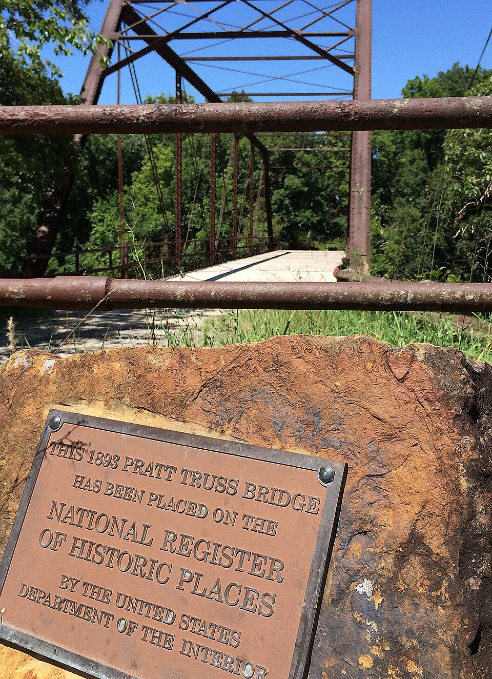 Photograph of Elk Falls Pratt Truss Bridge