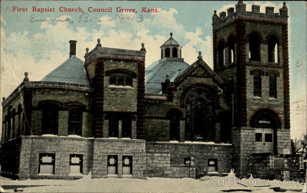 Photograph of First Baptist Church of Council Grove