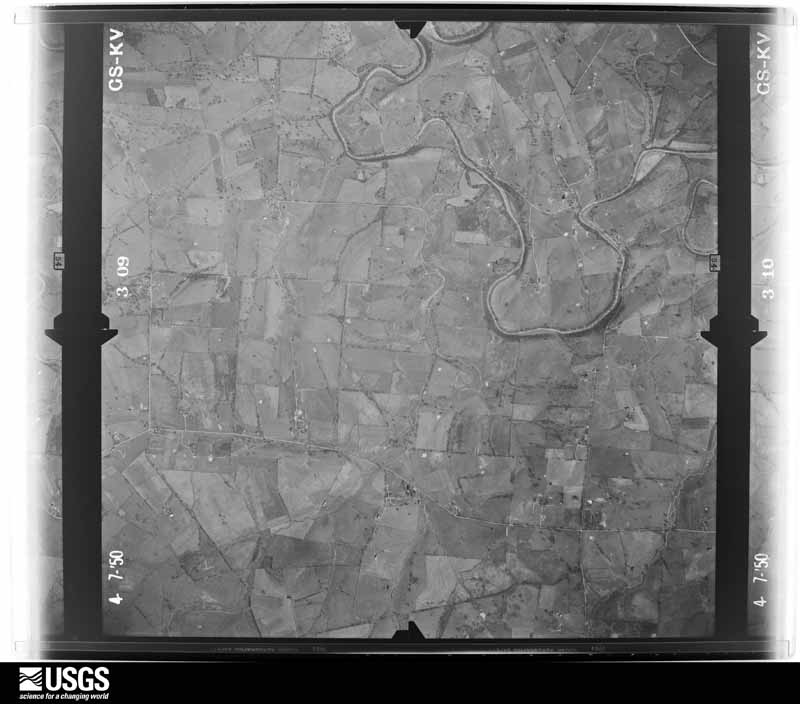 U.S. Geological Survey aerial photograph, 1950-06-01, scale 1:23600