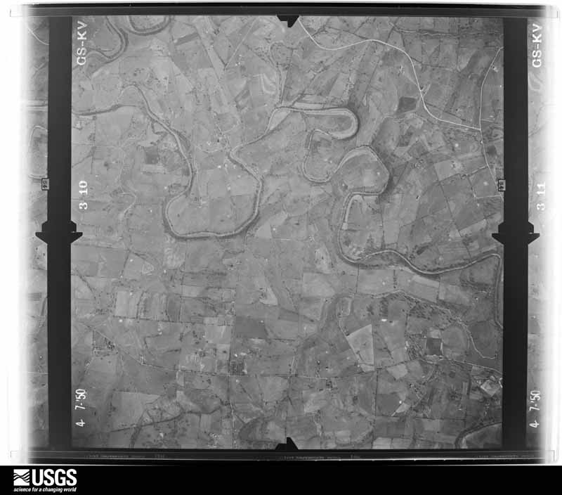U.S. Geological Survey aerial photograph, 1950-06-01, scale 1:23600