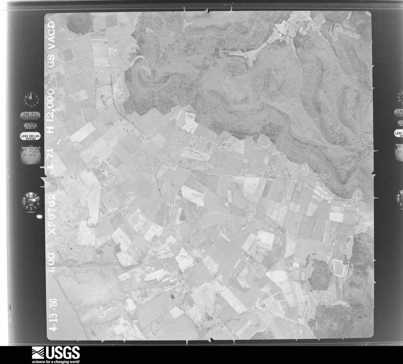 U.S. Geological Survey aerial photograph, 1960-04-13, scale 1:24000