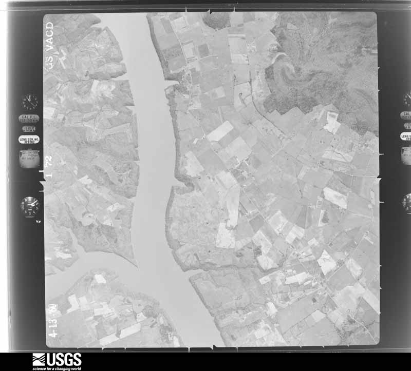 U.S. Geological Survey aerial photograph, 1960-04-13, scale 1:24000