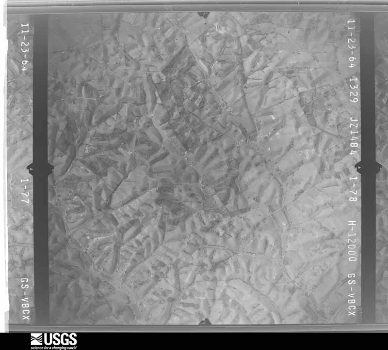 U.S. Geological Survey aerial photograph, 1964-11-23, scale 1:24000