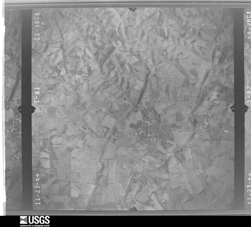 U.S. Geological Survey aerial photograph, 1964-11-23, scale 1:24000
