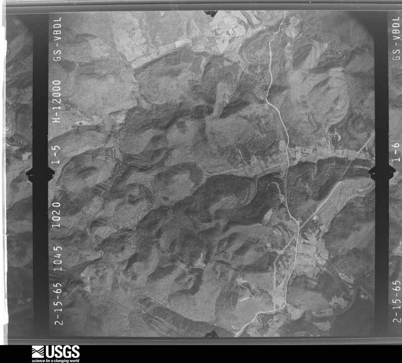U.S. Geological Survey aerial photograph, 1965-02-15, scale 1:24000