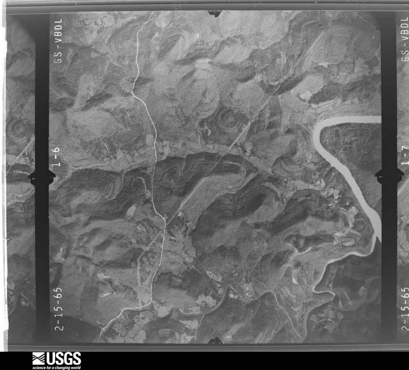 U.S. Geological Survey aerial photograph, 1965-02-15, scale 1:24000