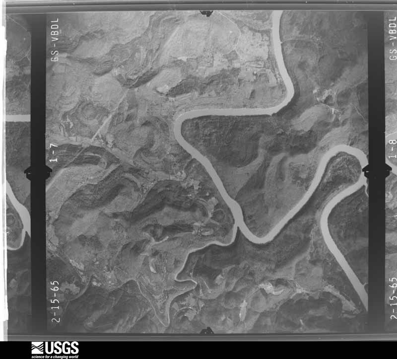 U.S. Geological Survey aerial photograph, 1965-02-15, scale 1:24000