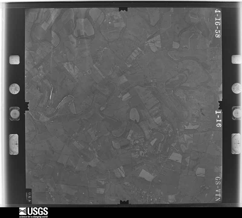 U.S. Geological Survey aerial photograph, 1958-04-16, scale 1:24000