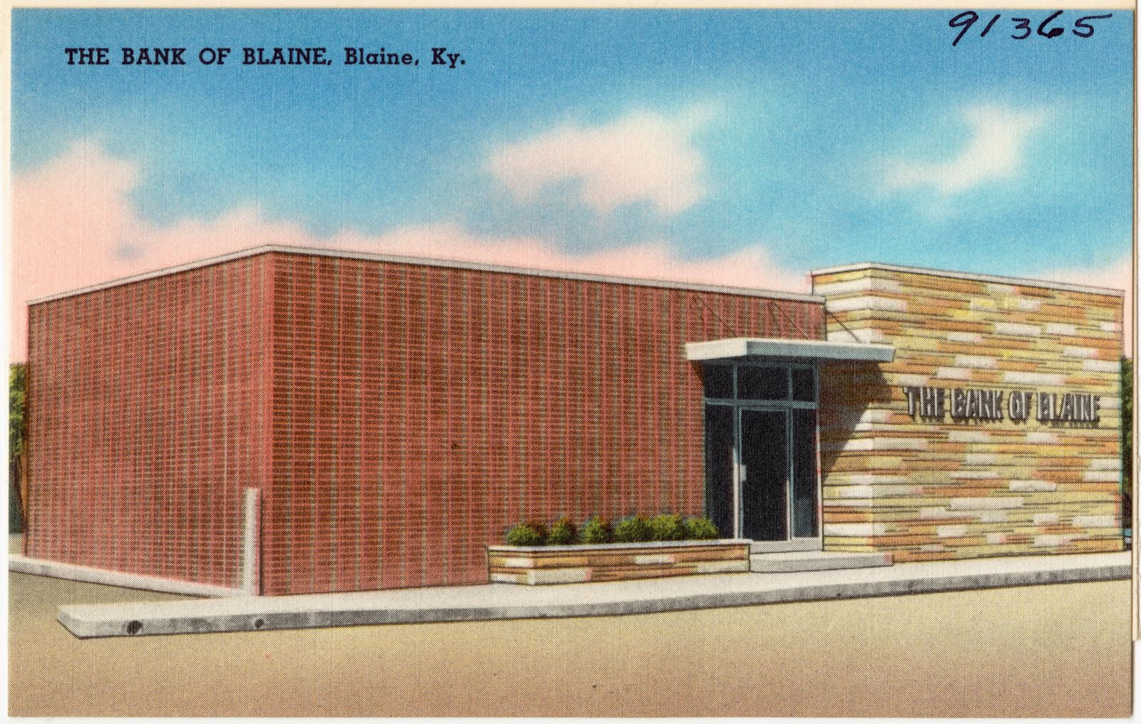 The Bank of Blaine, Blaine, Ky., Boston Public Library - undated