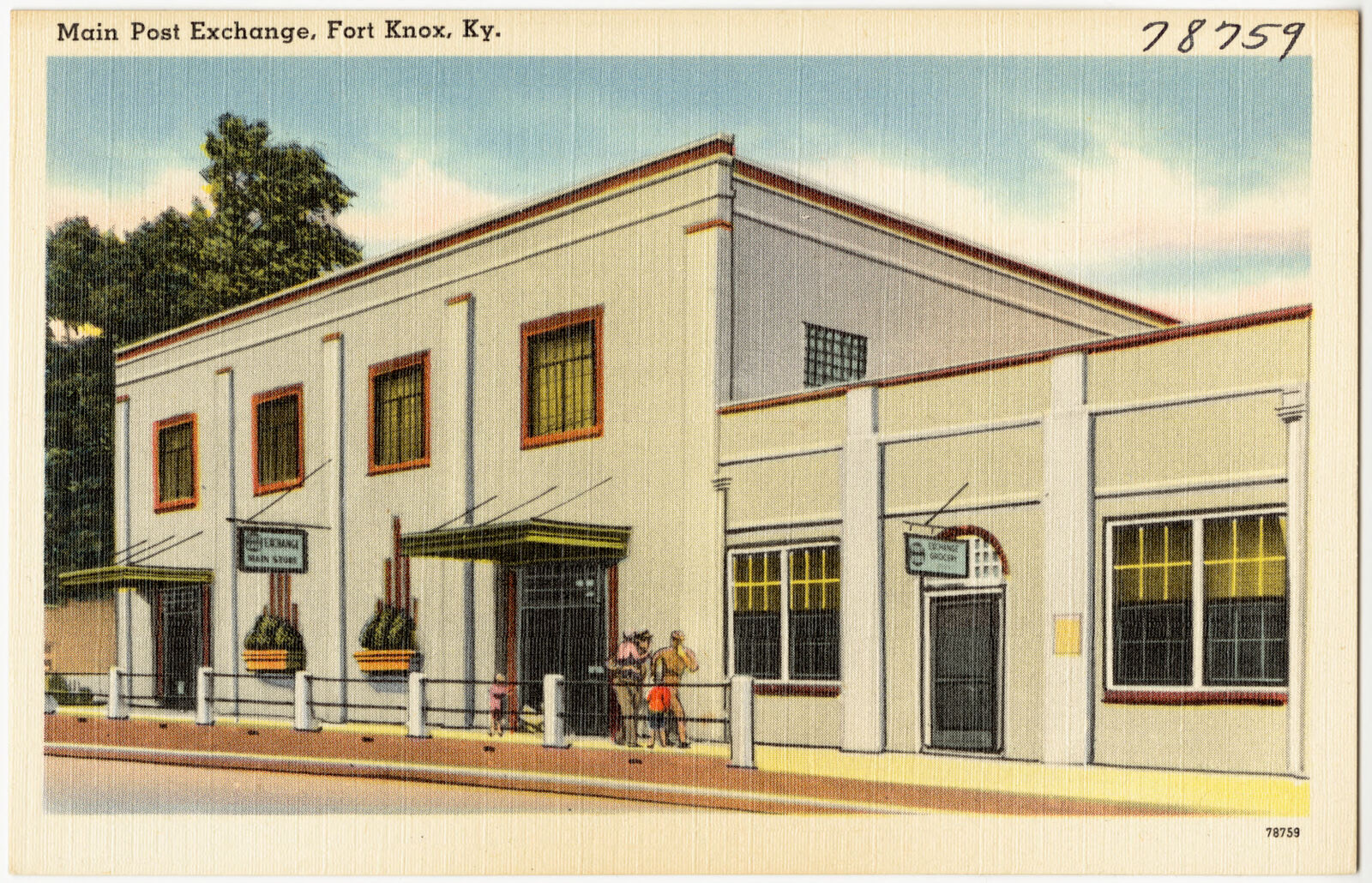Main Post Exchange, Fort Knox, Ky., Boston Public Library - undated