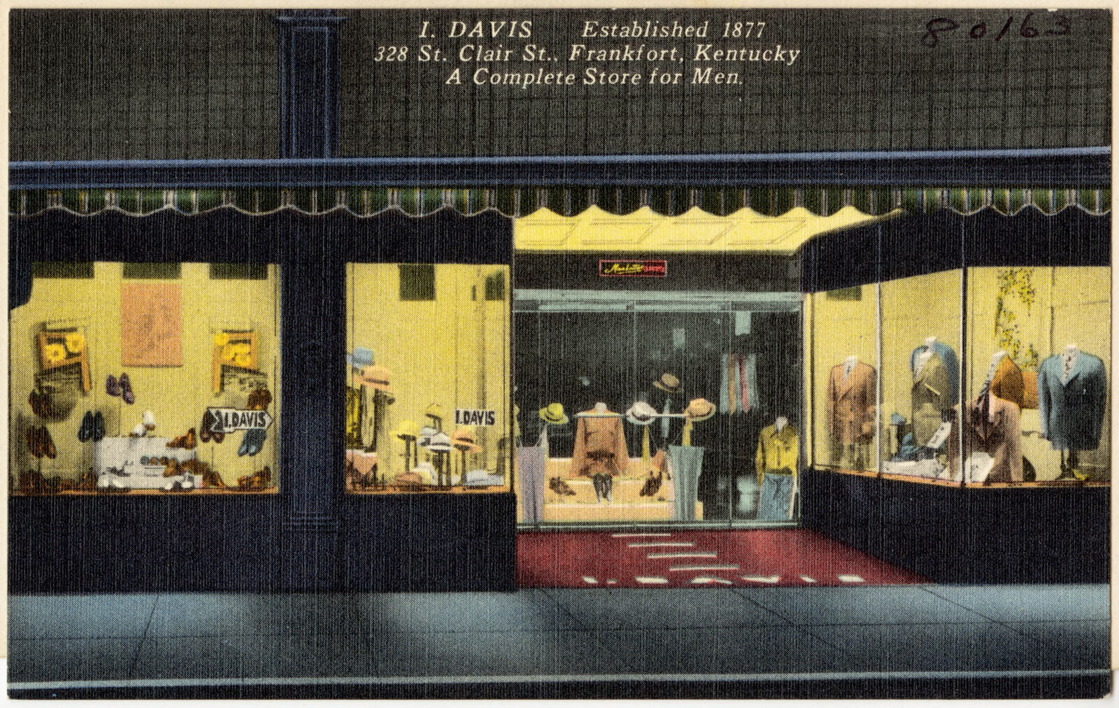 I. David, established 1877, 328 St. Clair St., Frankfort, Kentucky, Boston Public Library - undated
