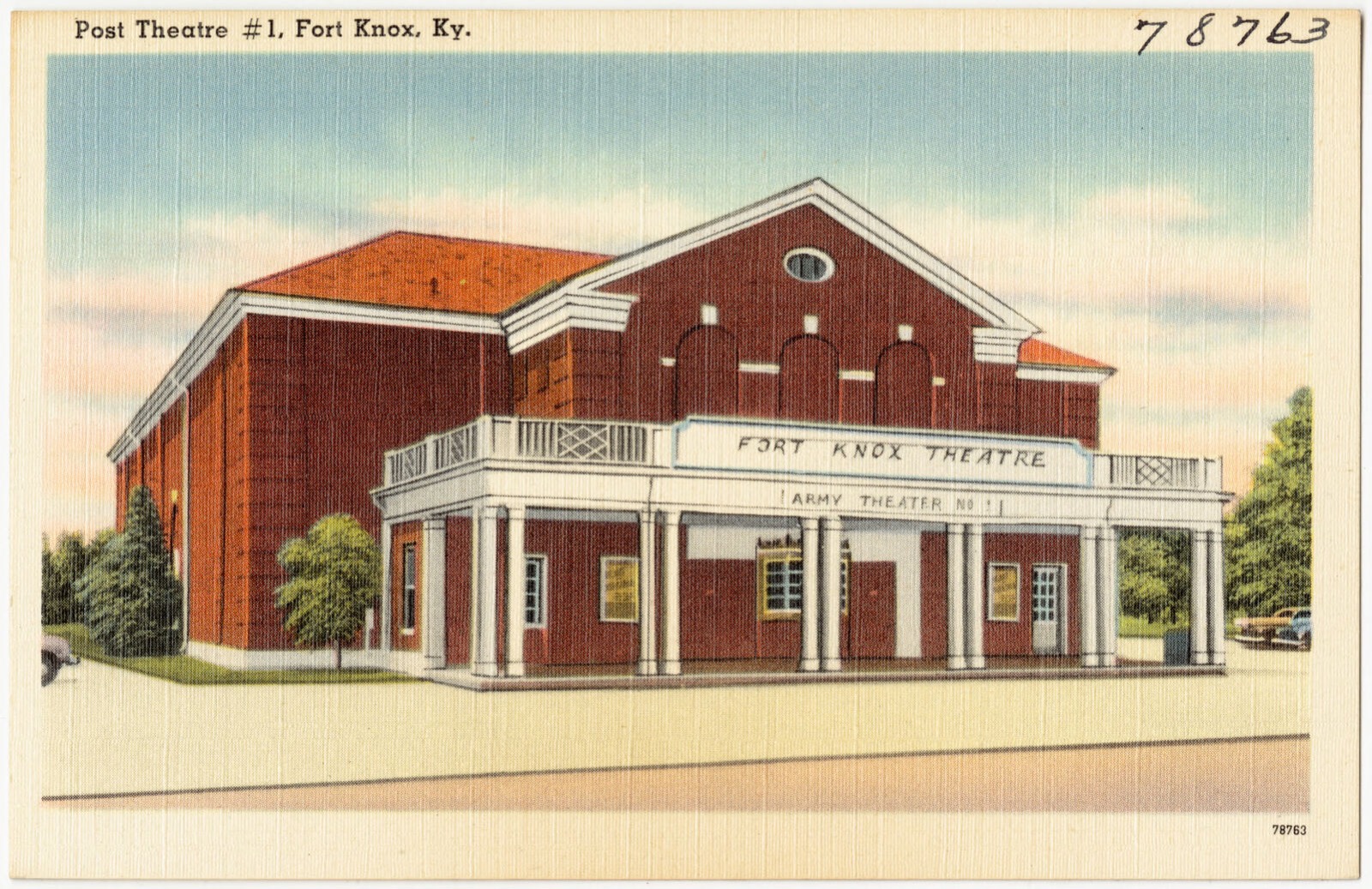 Post Theatre #1, Fort Knox, Ky., Boston Public Library - undated