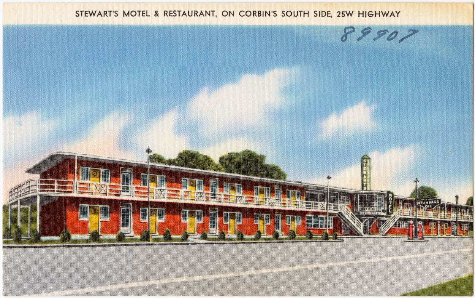 Stewart's Motel & Restaurant, on Corbin's south side, 25W Highway, Boston Public Library - undated